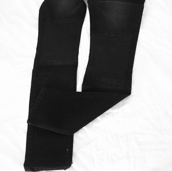BLACK ORCHID LA high rise moto skinny jeans zipper - Picture 5 of 8